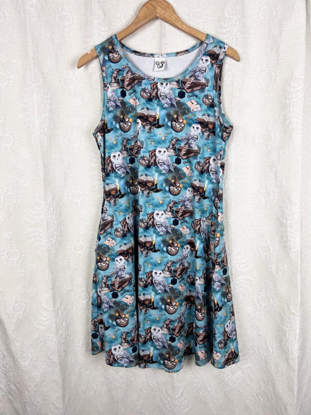 Harry Potter Hedwig isfit & flare tank dress Universal Studios Wizarding World